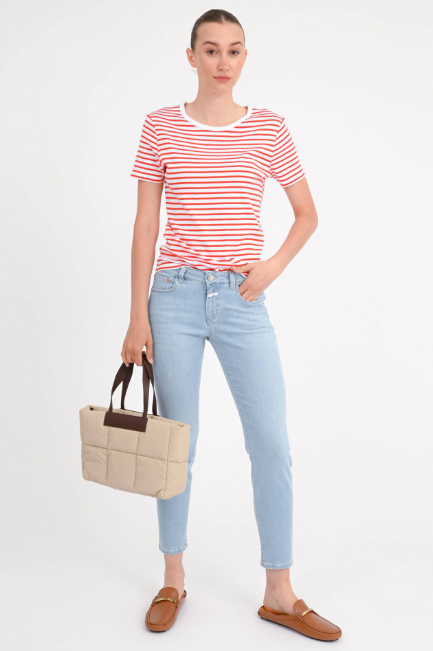 Juvia Gestreiftes Shirt KARLI in Rot/Weiß