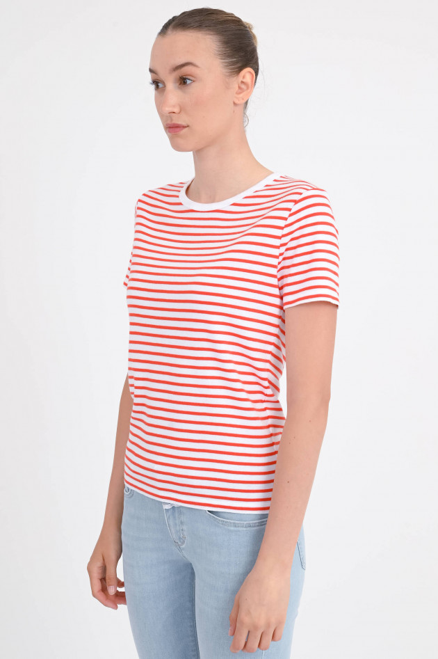 Juvia Gestreiftes Shirt KARLI in Rot/Weiß