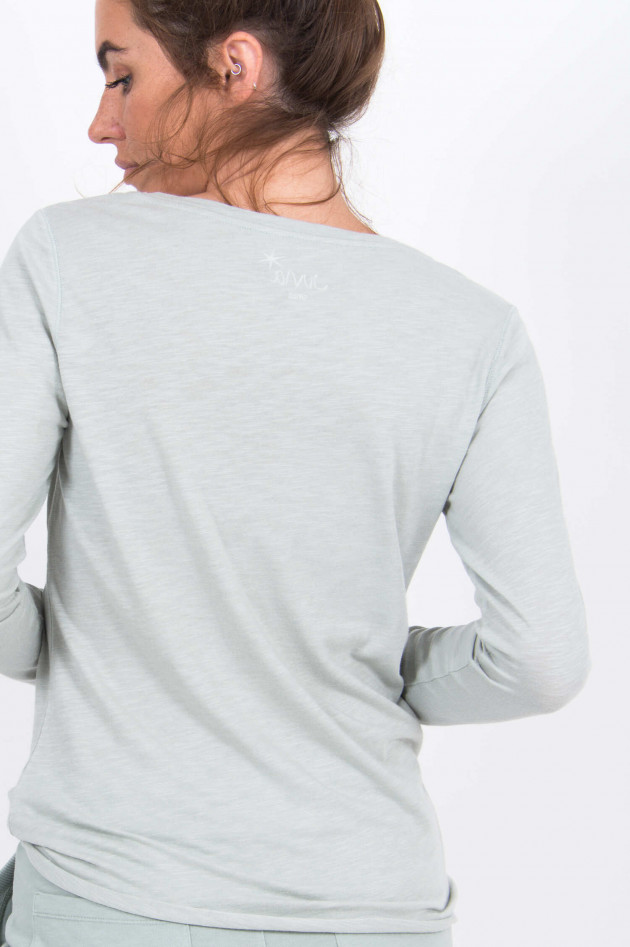 Juvia Longsleeve in Salbei meliert