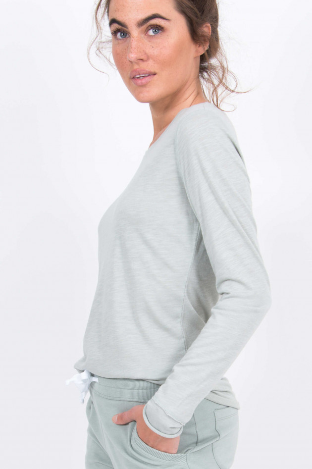 Juvia Longsleeve in Salbei meliert