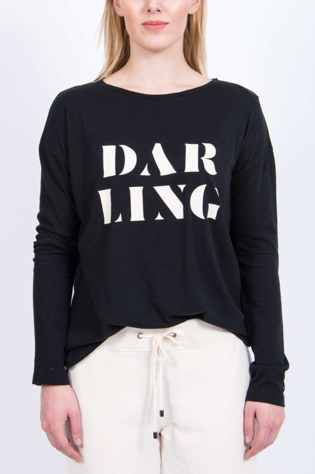 Juvia Langarmshirt DARLING in Schwarz