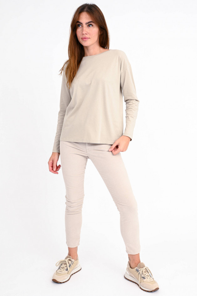 Juvia Longsleeve LUISA aus Baumwolle in Beige