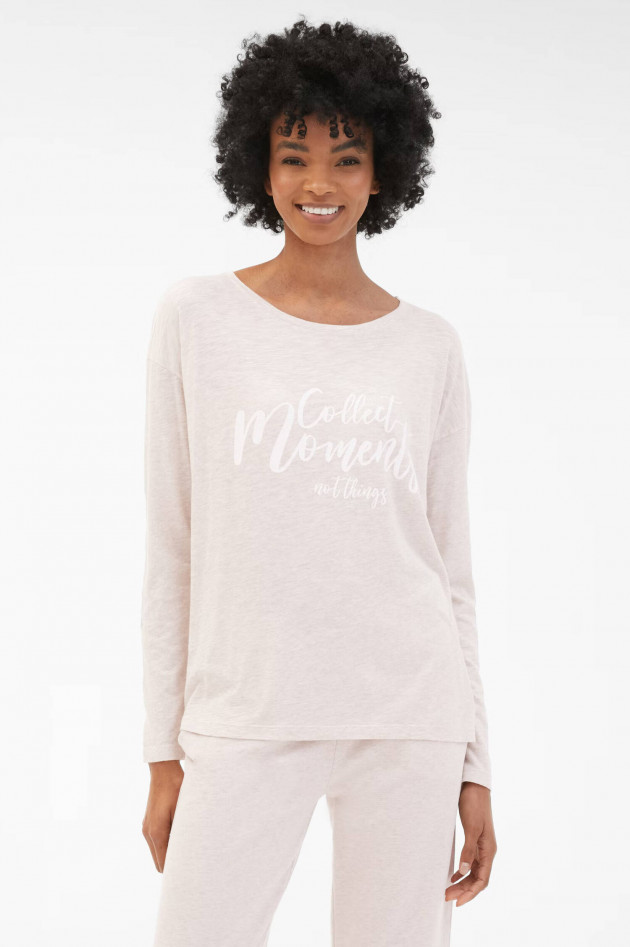 Juvia Longsleeve VIVIEN in Beige meliert