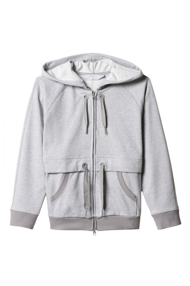 Stella McCartney Kapuzenjacke ESSENTIALS in Frostgrey