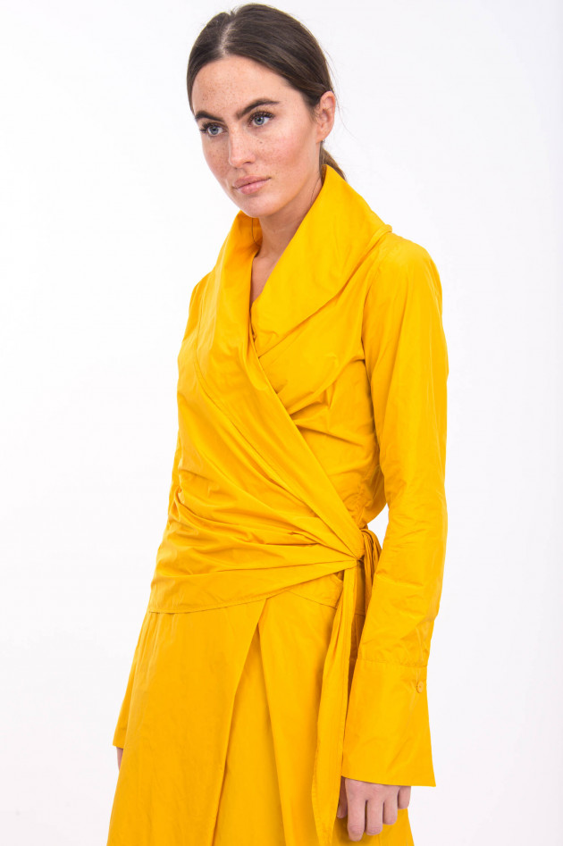 Katharina Hovman Wickelbluse in Gelb