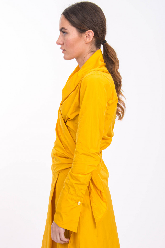 Katharina Hovman Wickelbluse in Gelb
