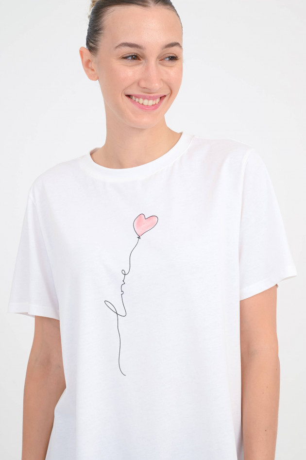 Kera Till T-Shirt LOVE in Weiß