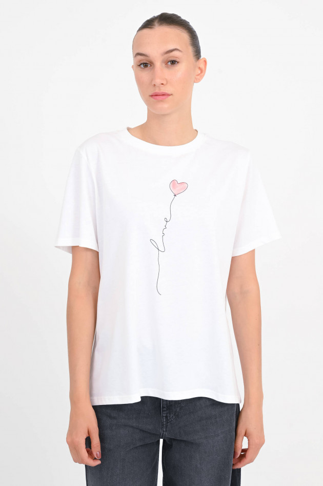 Kera Till T-Shirt LOVE in Weiß