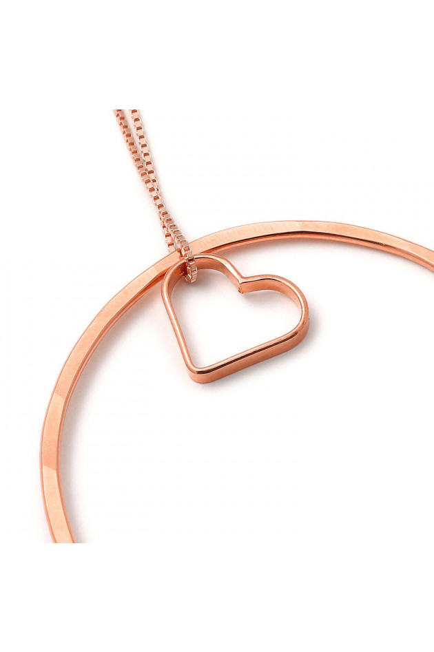 SeeMe bv Kette mit Herzsymbol in Rosegold