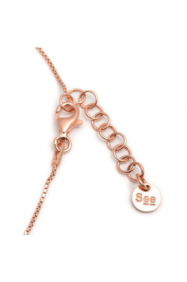 SeeMe bv Kette mit Herzsymbol in Rosegold