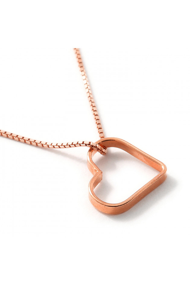 SeeMe bv Kette mit Herzsymbol in Rosegold