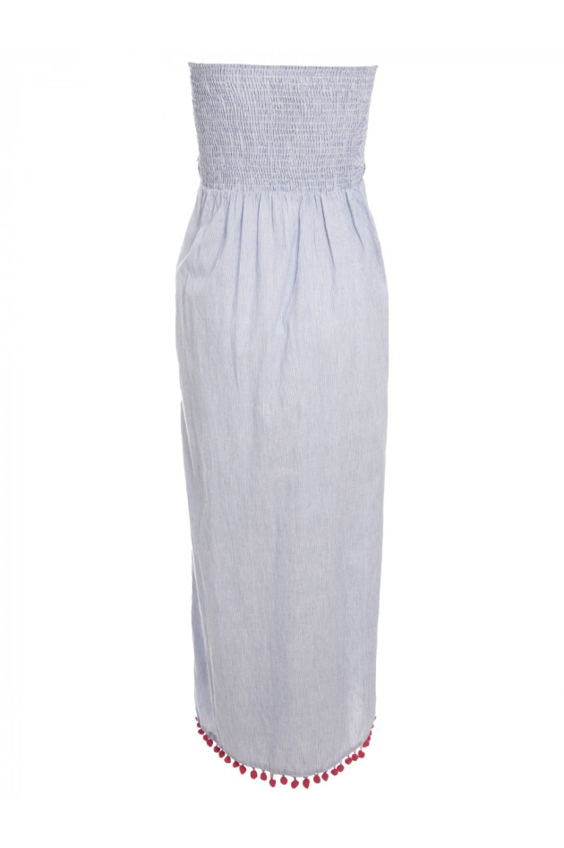 Christophe Sauvat LDA Kleid CHICA BANDEAU in Blau/Weiß