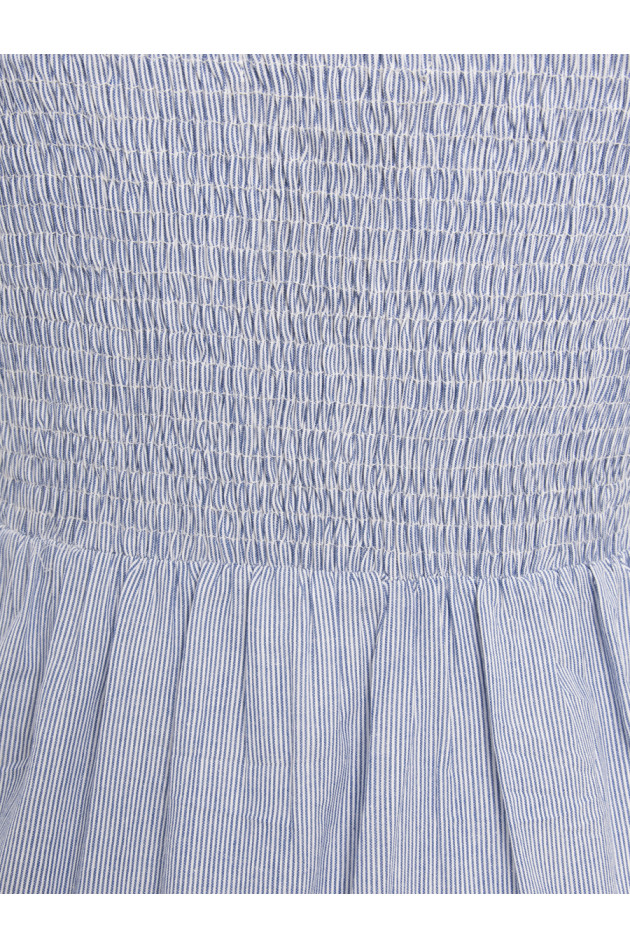 Christophe Sauvat LDA Kleid CHICA BANDEAU in Blau/Weiß