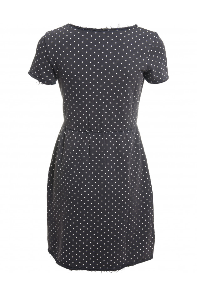 Sun68  Kleid gepunktet in Blau/Weiß