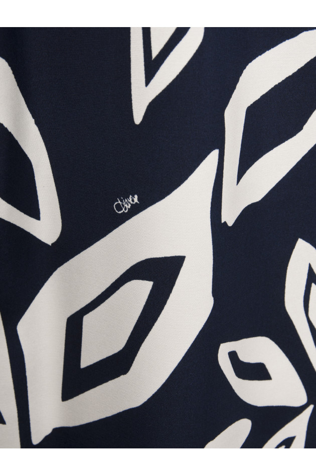 Diane von Fürstenberg Kleid HARRIET in Blau/Weiß