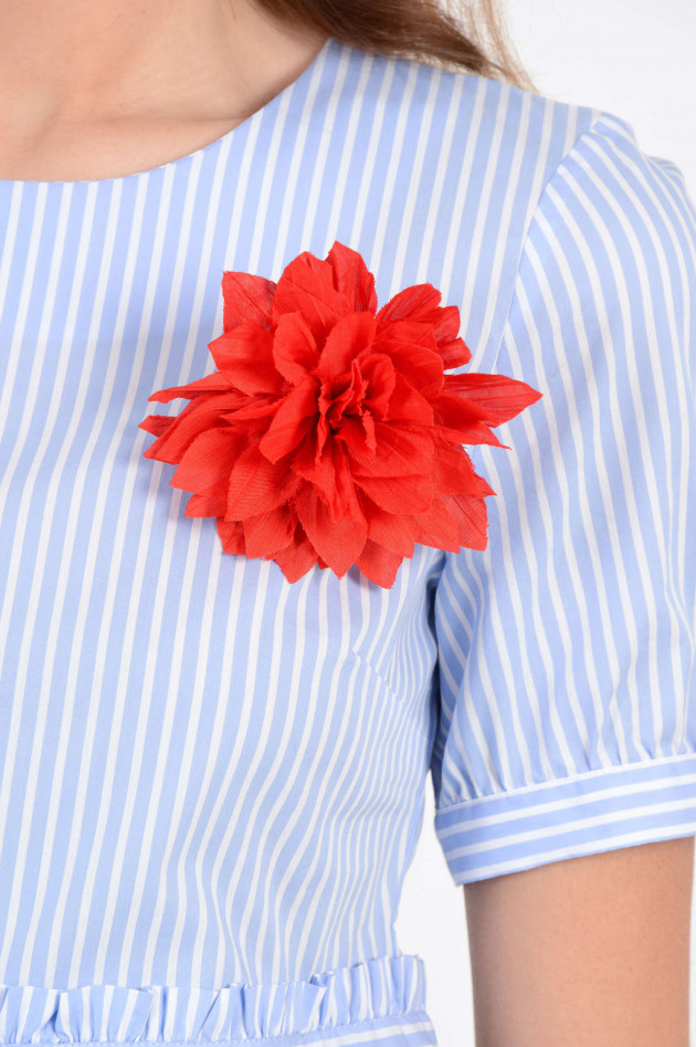 La Camicia Blumen - Brosche in Rot