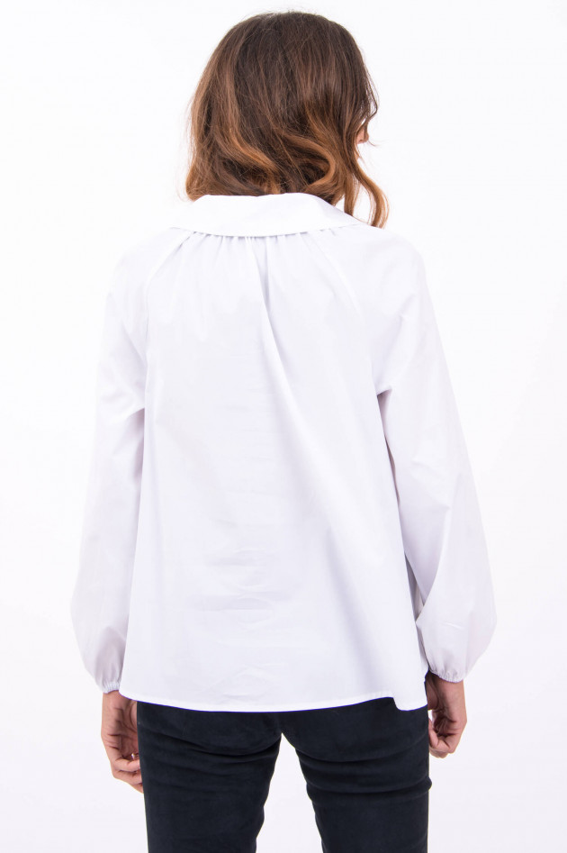 La Camicia Klassische Bluse in Weiß
