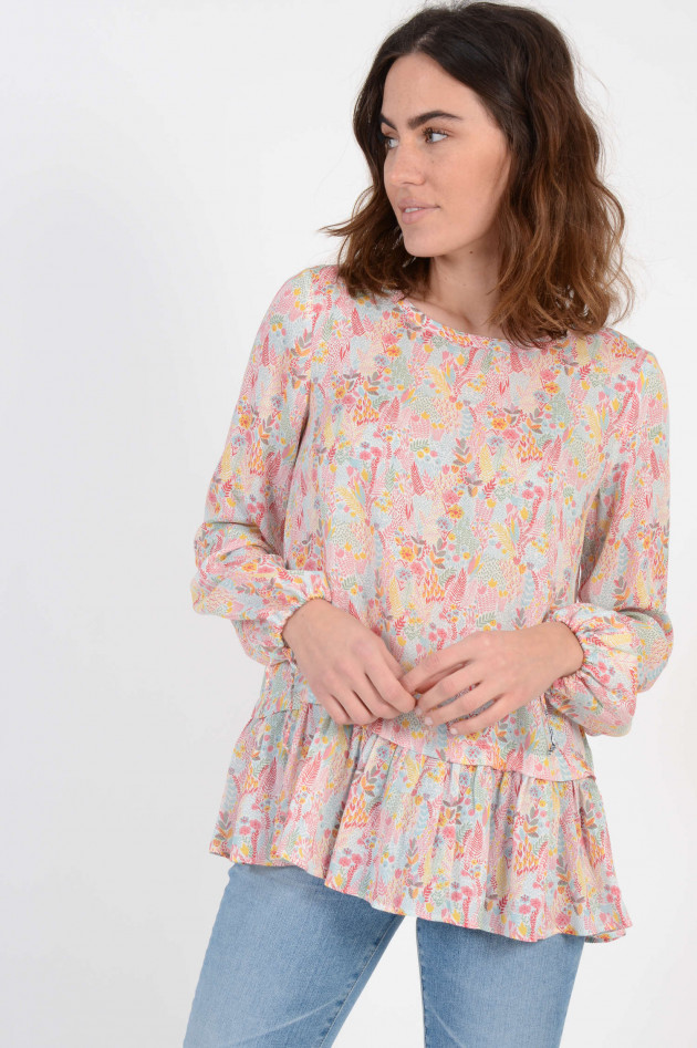 La Camicia Bluse floral gemustert in Rosa