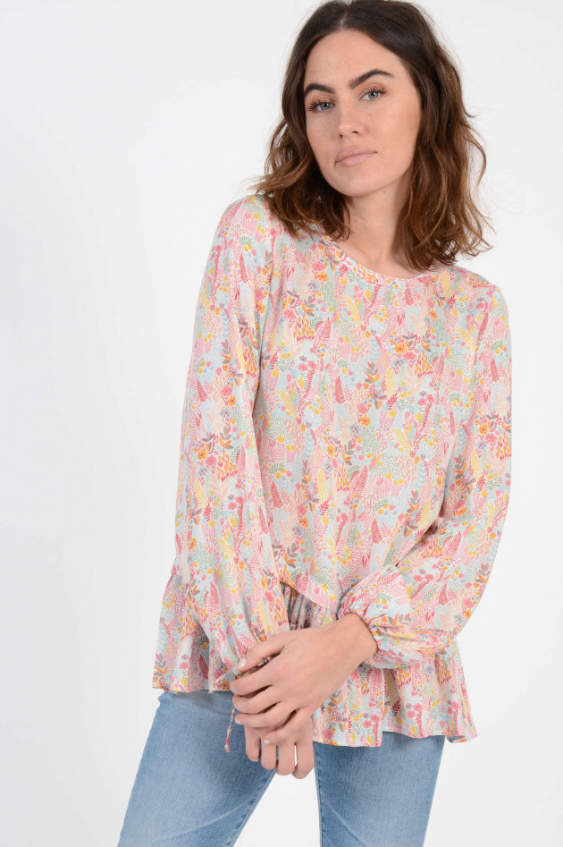 La Camicia Bluse floral gemustert in Rosa