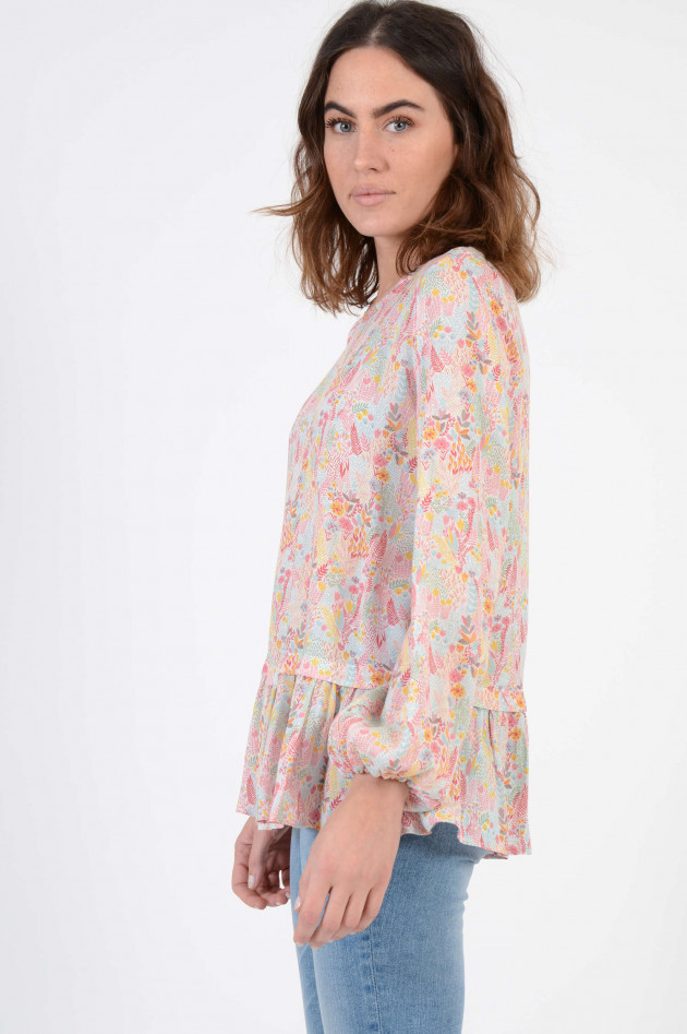 La Camicia Bluse floral gemustert in Rosa