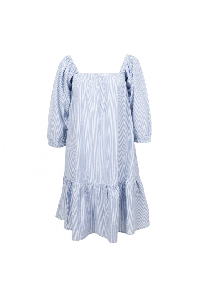 La Camicia Kleid in Blau/Weiß gestreift