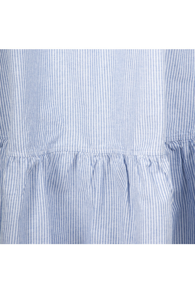 La Camicia Kleid in Blau/Weiß gestreift