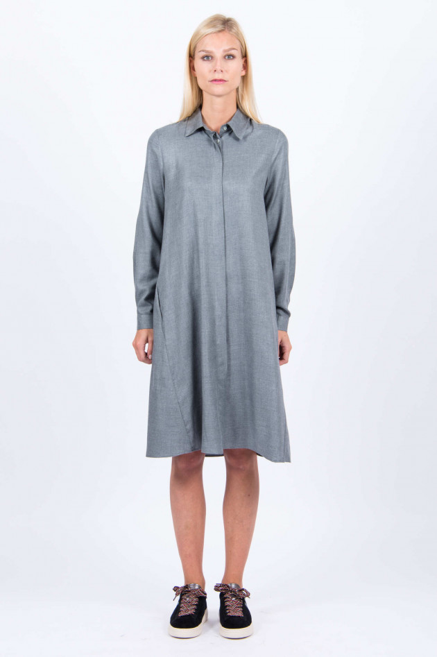 La Camicia Hemdkleid in Grau