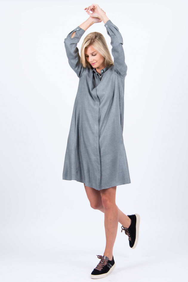 La Camicia Hemdkleid in Grau