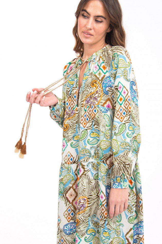 La Camicia Maxi-Kleid in Multicolor