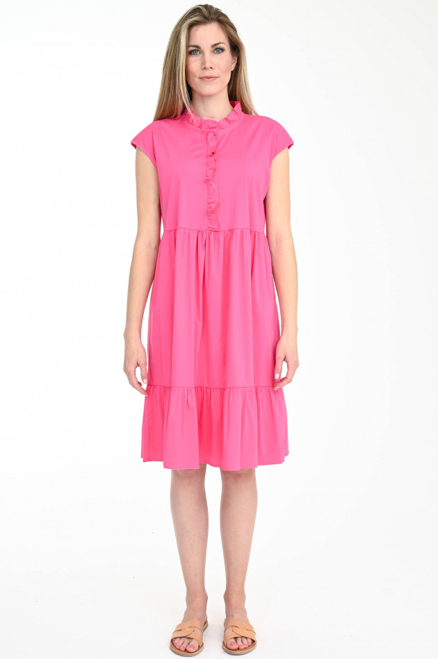 La Camicia Volantkleid mit Rüschen in Pink