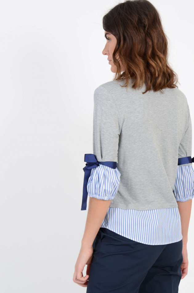 La Camicia Shirt in Grau/Blau