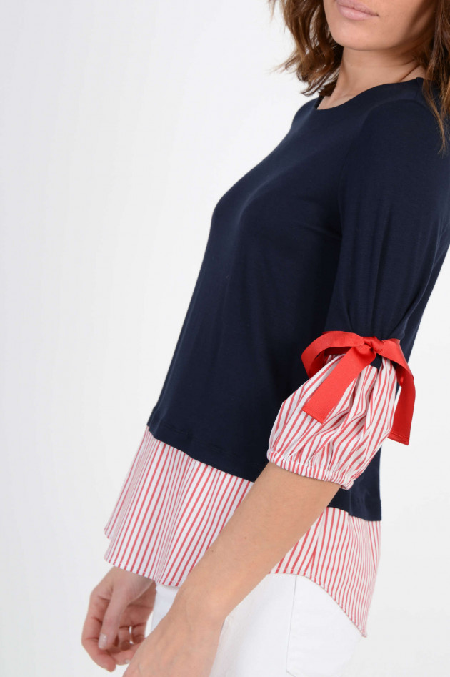 La Camicia Shirt in Blau/Rot