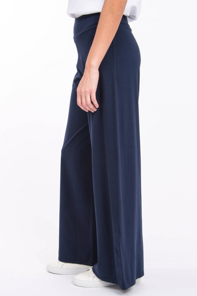 Labo.Art Jersey-Hose mit weitem Bein in Marine