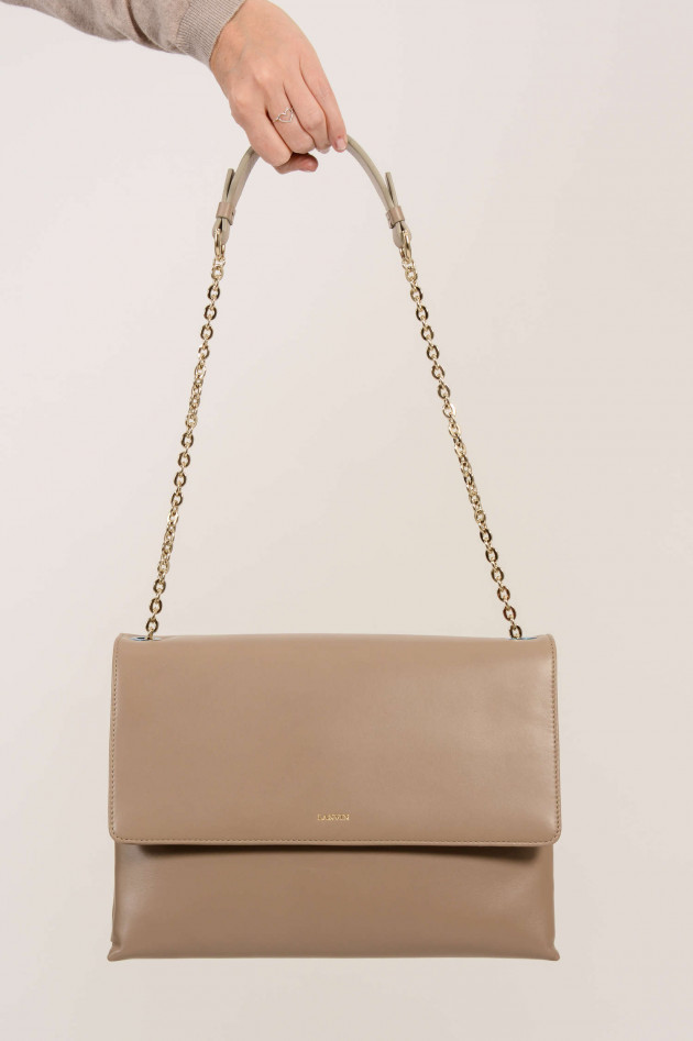 Lanvin Tasche aus Leder in Taupe