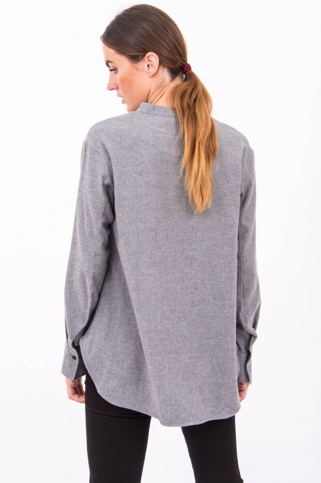 Lareida Bluse NURA RAW EDGE in Grau