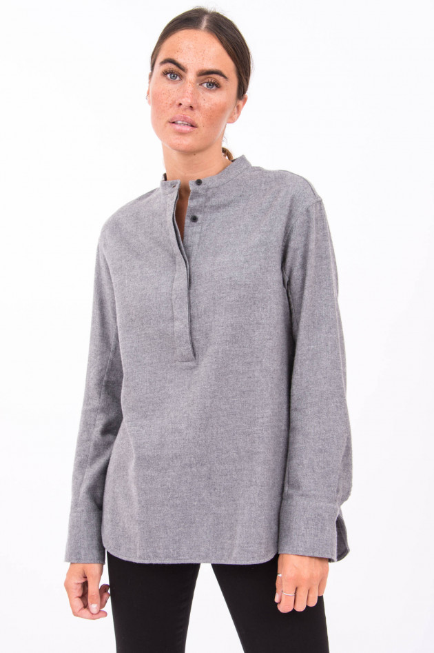 Lareida Bluse NURA RAW EDGE in Grau