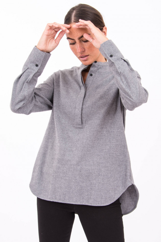 Lareida Bluse NURA RAW EDGE in Grau