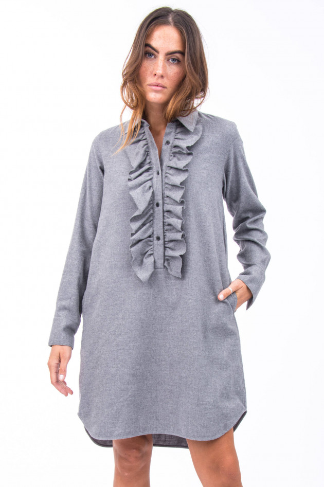 Lareida Flanellkleid ELLA in Grau