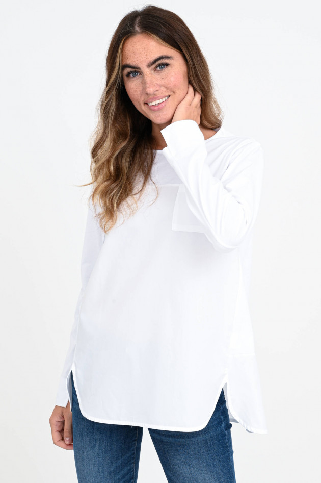 Lareida Langarm-Shirt NELL in Weiß