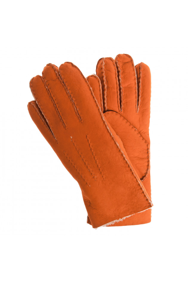 Handschuh Peter Lederhandschuh in Orange