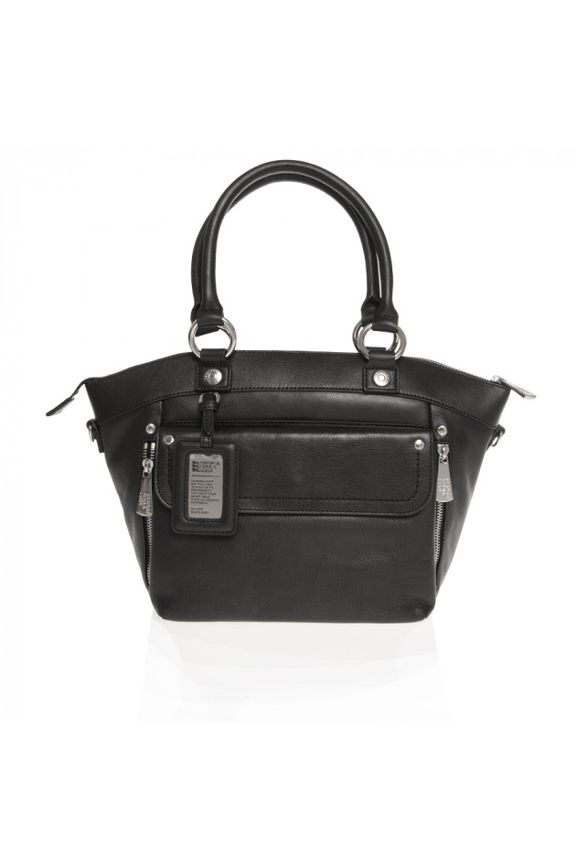 George Gina & Lucy Lederhandtasche JENBRAD in Black Night