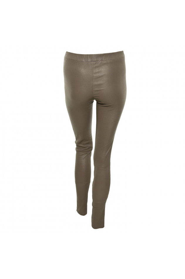 Arma   Lederleggings ZONNE in Oliv/Braun