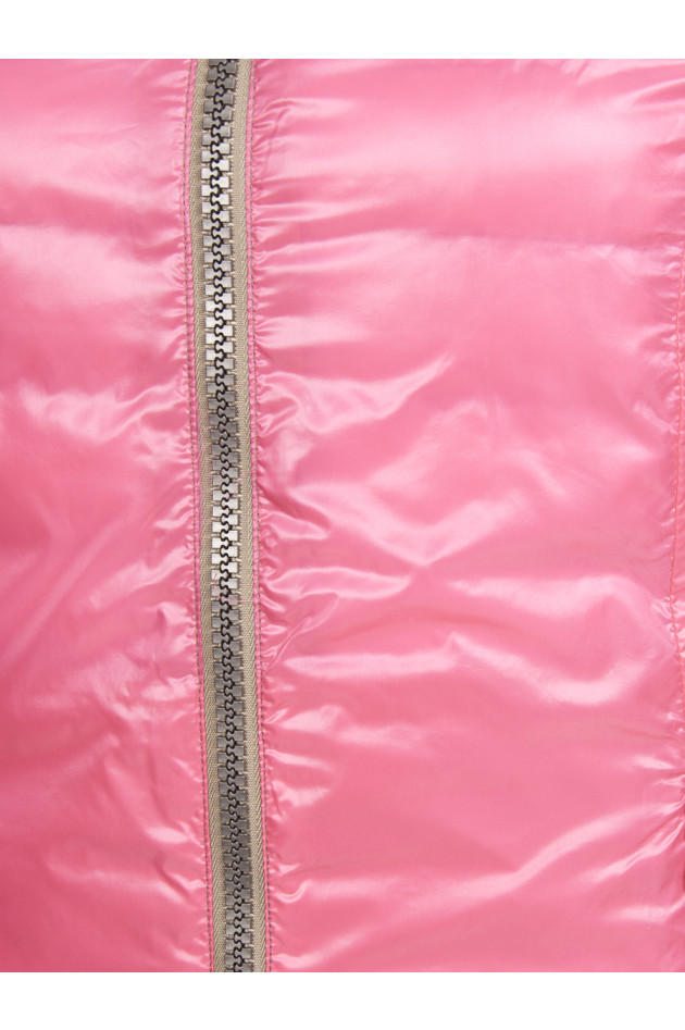Como No. 1 Leichtdaunen Wendejacke in Leoprint/Pink