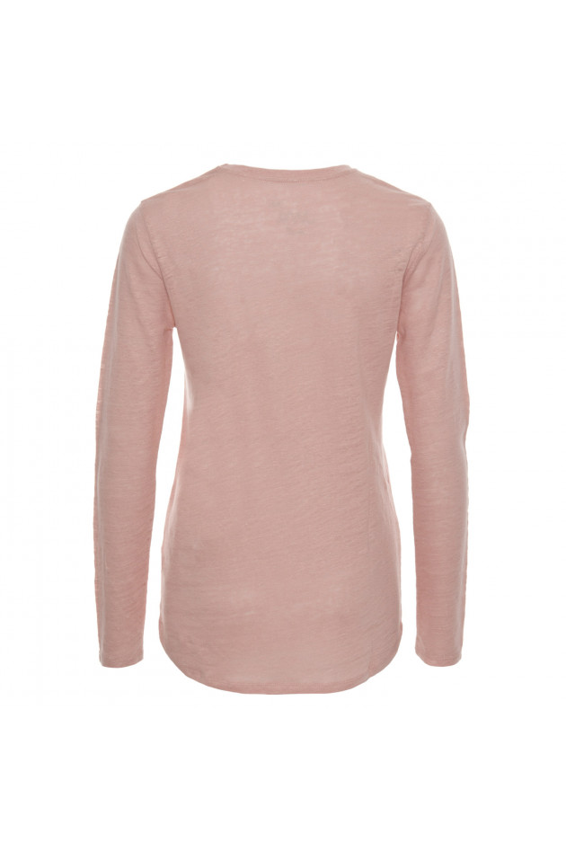 Juvia Leinenshirt langarm in Dusty Rosé