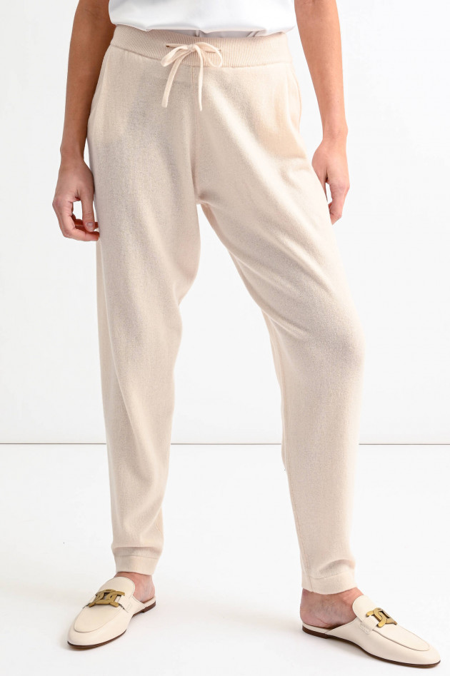 Lisa Yang Cashmere Strickhose JO in Creme