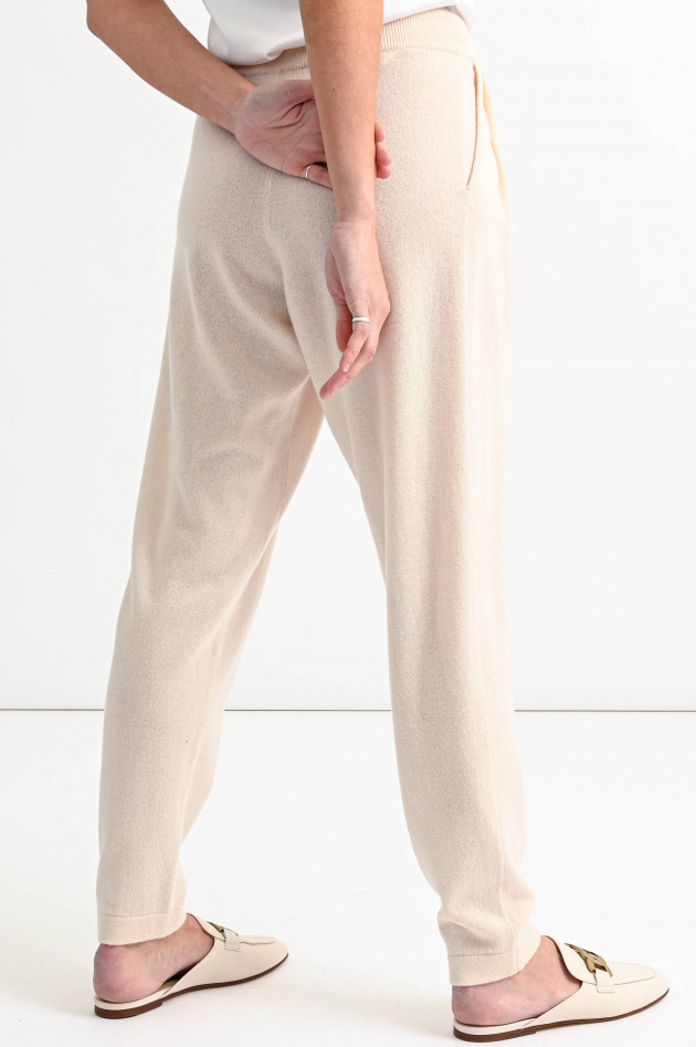 Lisa Yang Cashmere Strickhose JO in Creme