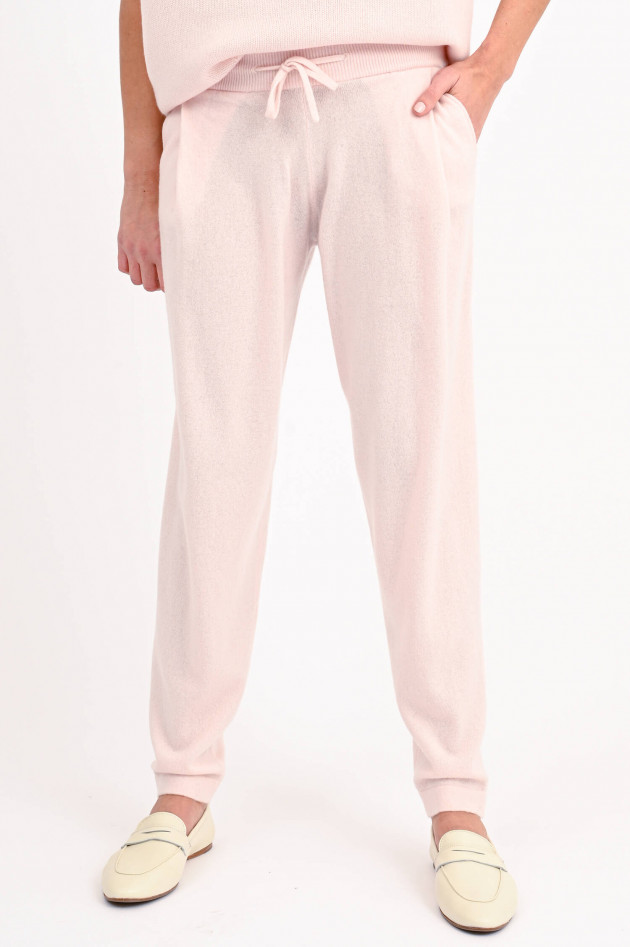 Lisa Yang Cashmere Strickhose JO in Rosé