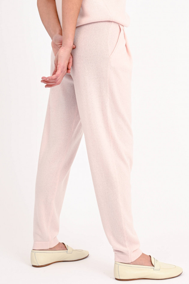 Lisa Yang Cashmere Strickhose JO in Rosé