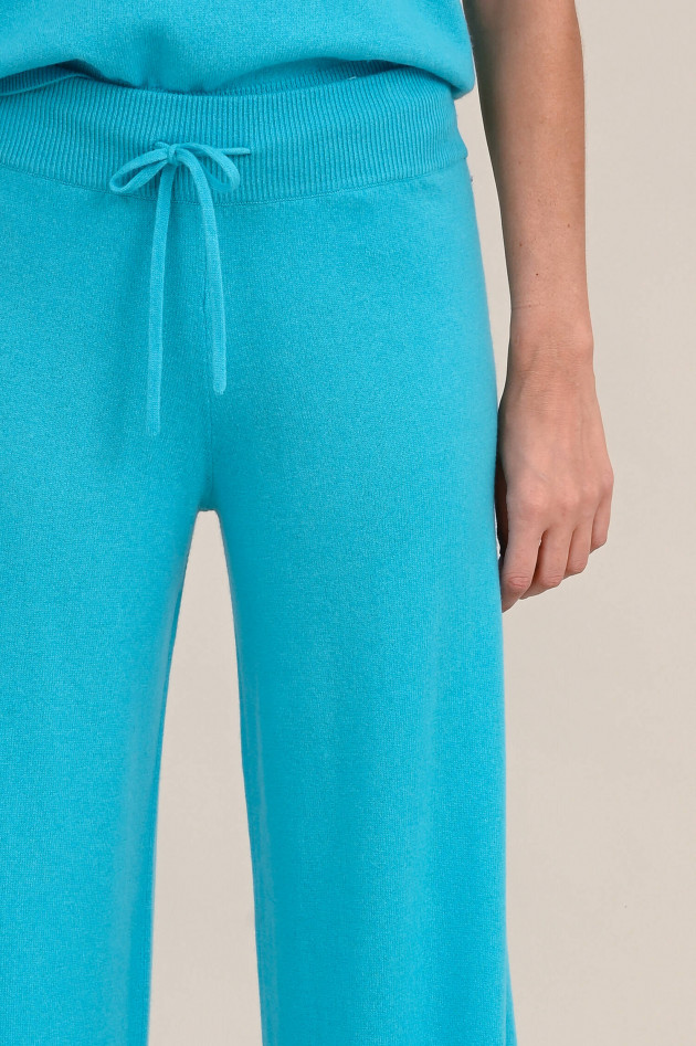 Lisa Yang Cashmere Hose SOFI in Aquablue