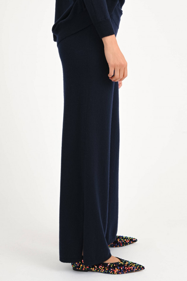 Lisa Yang Cashmere Hose MARLO in Navy